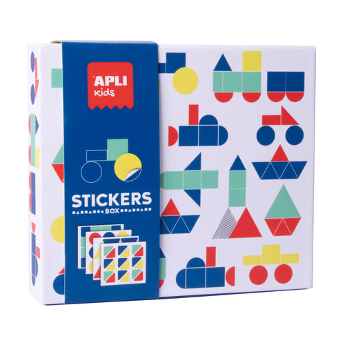 Set mit geometrischen Aufklebern – Fahrzeuge - tablude.com