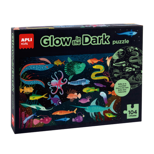 Im Dunkeln leuchtendes Puzzle – Ozean 5+ - tablude.com