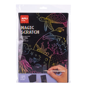 Rubbelbild-Set – Magic Scratch A4 - tablude.com