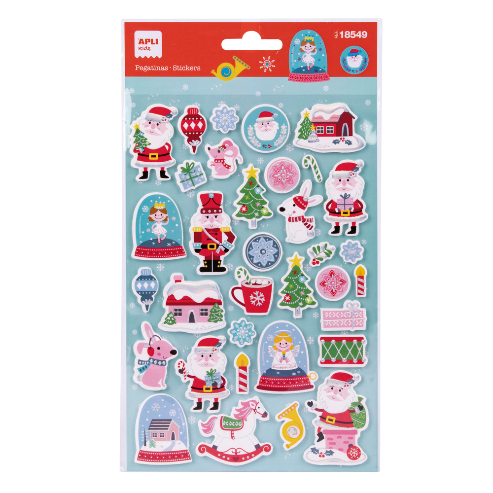 Weihnachtsaufkleber – Schneeflocken - tablude.com