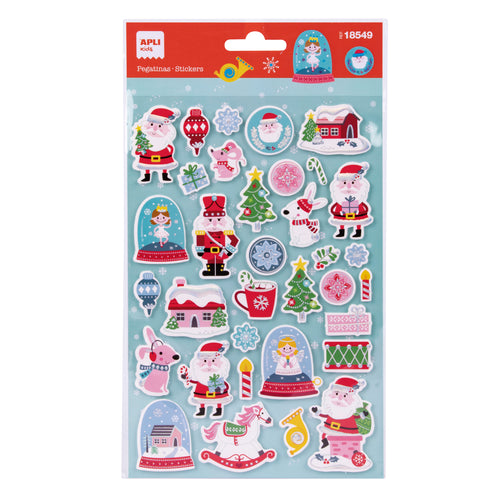 Weihnachtsaufkleber – Schneeflocken - tablude.com