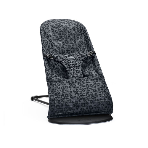 Babywippe BLISS MESH – Anthrazit/Leopard