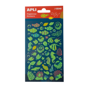 Im Dunkeln leuchtende Aufkleber – Fische - tablude.com