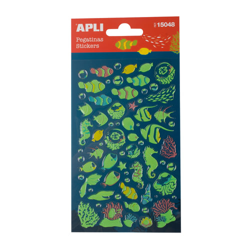 Im Dunkeln leuchtende Aufkleber – Fische - tablude.com