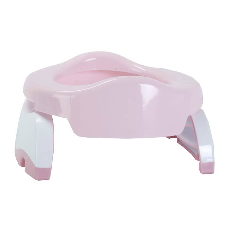 2-in-1 Töpfchen & WC-Aufsatz – Rosa-Weiß