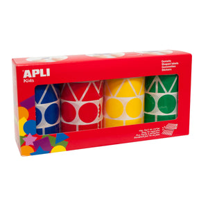 Geometrische Aufkleber-Set auf XL-Rollen - tablude.com