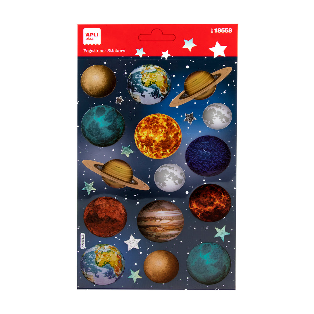 Holografische Aufkleber - Planeten - tablude.com