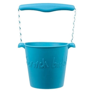 Zusammenklappbarer Eimer für Wasser und Sand – Petrol - tablude.com