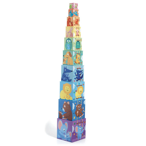 Pyramide Puzzle - Regenbogen - tablude.com