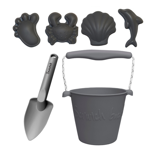 Sandspielzeug-Set – Dunkelgrau - tablude.com
