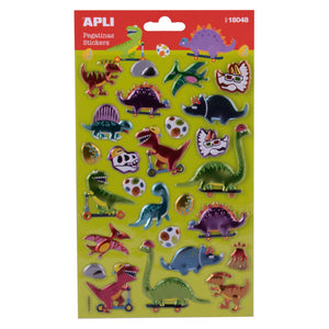 Metallic-Aufkleber – Dinosaurier - tablude.com