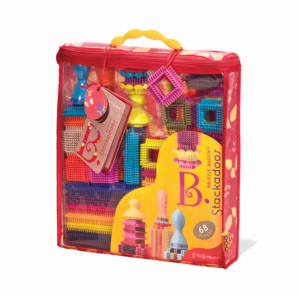 Stachelblöcke in einer Tasche – Bristle Block Stackadoos - tablude.com