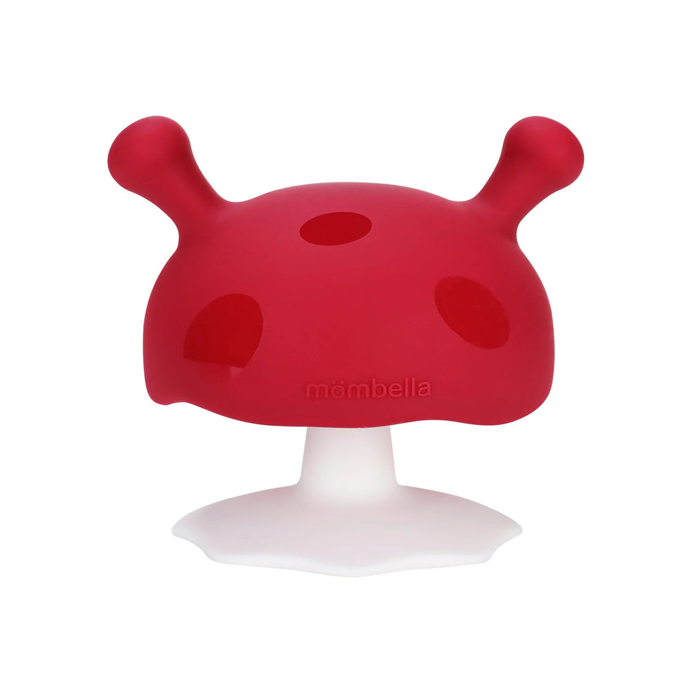 Beruhigungsbeißring – Mushroom Chimney Red - tablude.com
