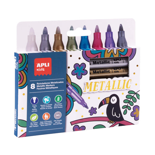 Metallic-Marker zum Verzieren, 8 Stück - tablude.com