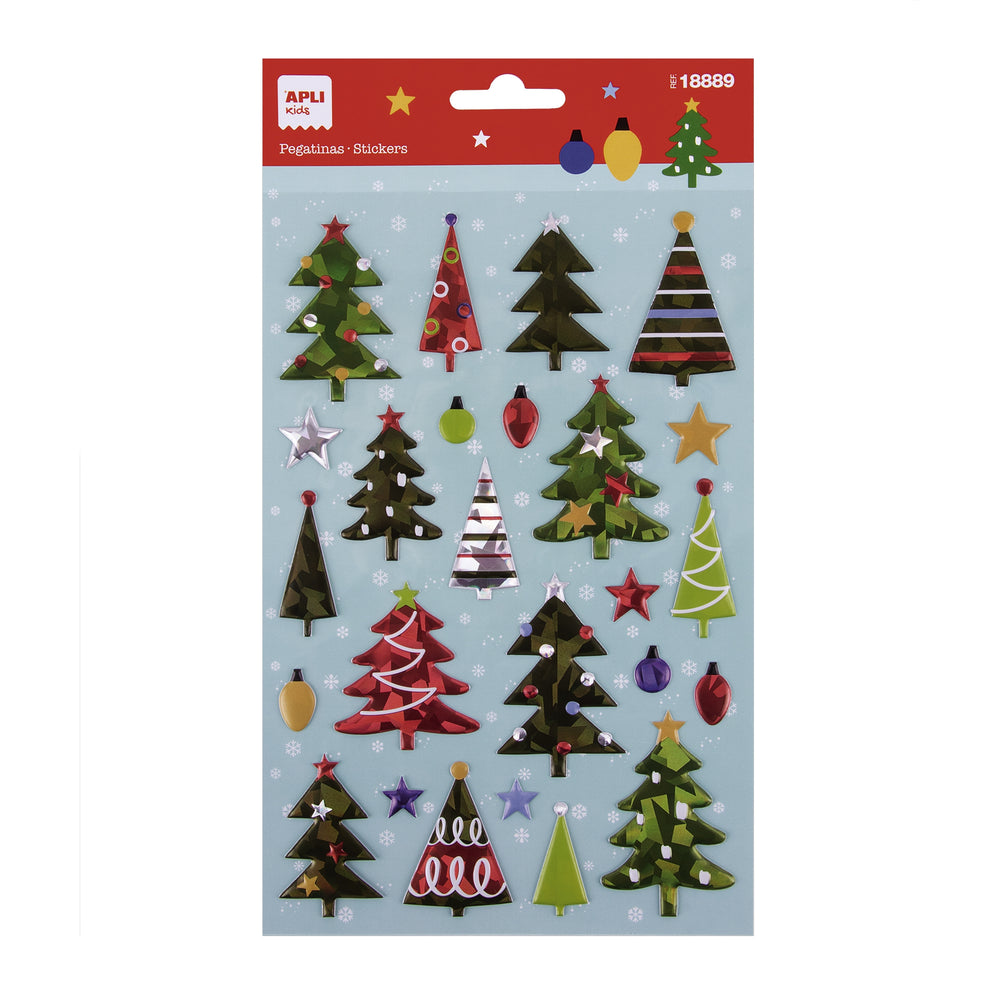 Weihnachtsaufkleber – Weihnachtsbäume - tablude.com