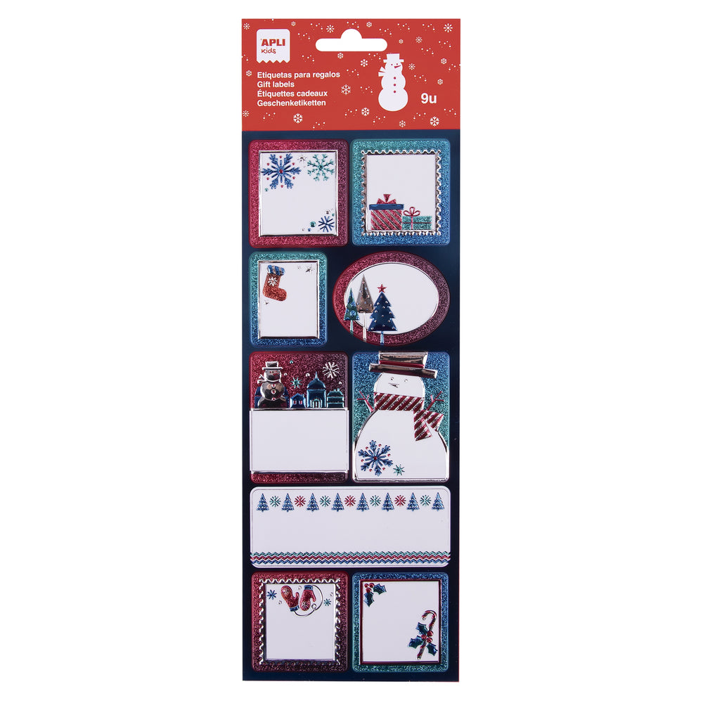 Weihnachtsetiketten – Winter - tablude.com