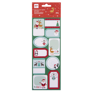 Weihnachtsetiketten – Rentiere - tablude.com