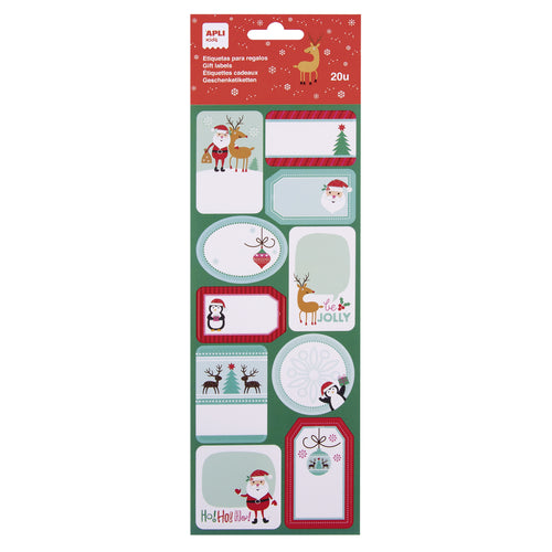 Weihnachtsetiketten – Rentiere - tablude.com