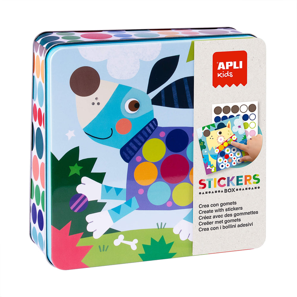 Kreativset mit Stickern – Hund - tablude.com