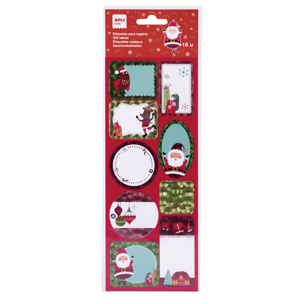 Weihnachtsetiketten – Rosa Weihnachten - tablude.com
