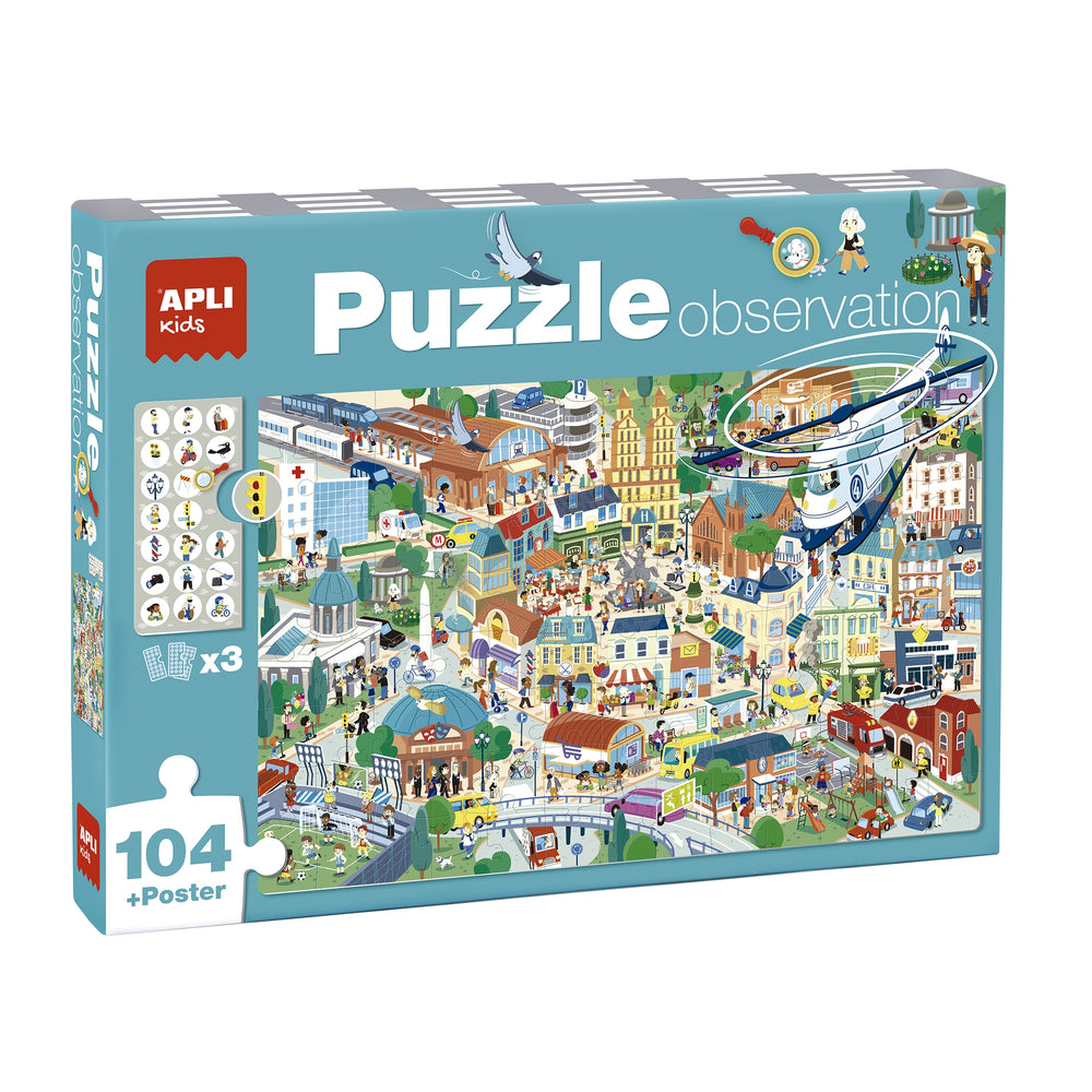 Beobachtungspuzzle – Stadt 104 Teile 5+ - tablude.com