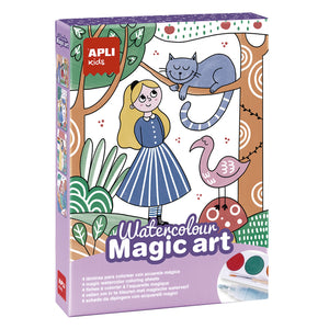 Kunstset mit Wasserfarben und Zauberstift – Magic Art - tablude.com