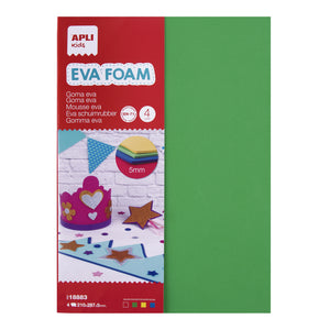 EVA-Schaumstoff in A4-Bögen, 5 mm – 4 Stück - tablude.com