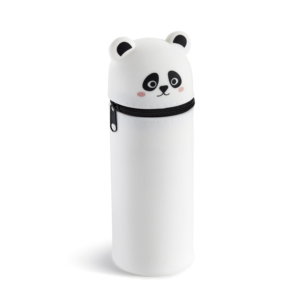 Silikon-Federmäppchen mit Tiermotiv – Panda