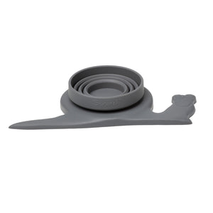 Silikon-Messbecher Schnecke – Dunkelgrau - tablude.com
