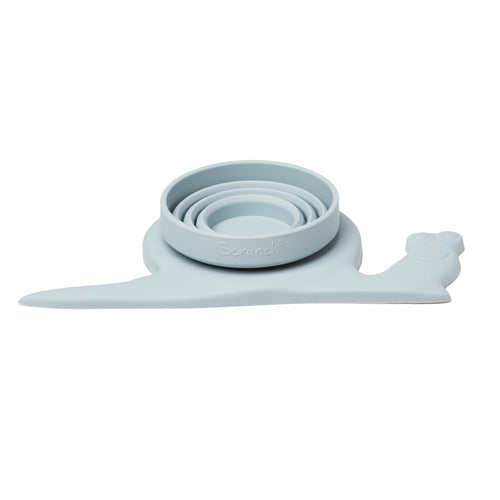 Silikon-Messbecher Schnecke – Hellblau - tablude.com