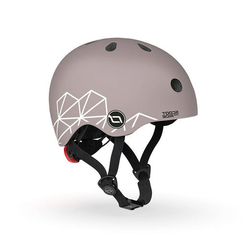 Kinderhelm  XXS-S 1-5 Jahre - Brown Lines - tablude.com