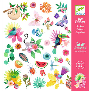 Aufkleber-Set 160 Stück  – Paradies - tablude.com