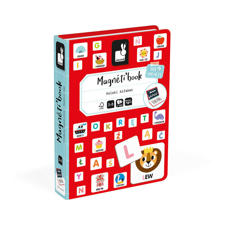 Magnetisches Puzzle Magnetibook – Polnisches Alphabet - tablude.com