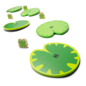 Holz-Sinnes-Spiel – Sammeln Sie Frösche - tablude.com