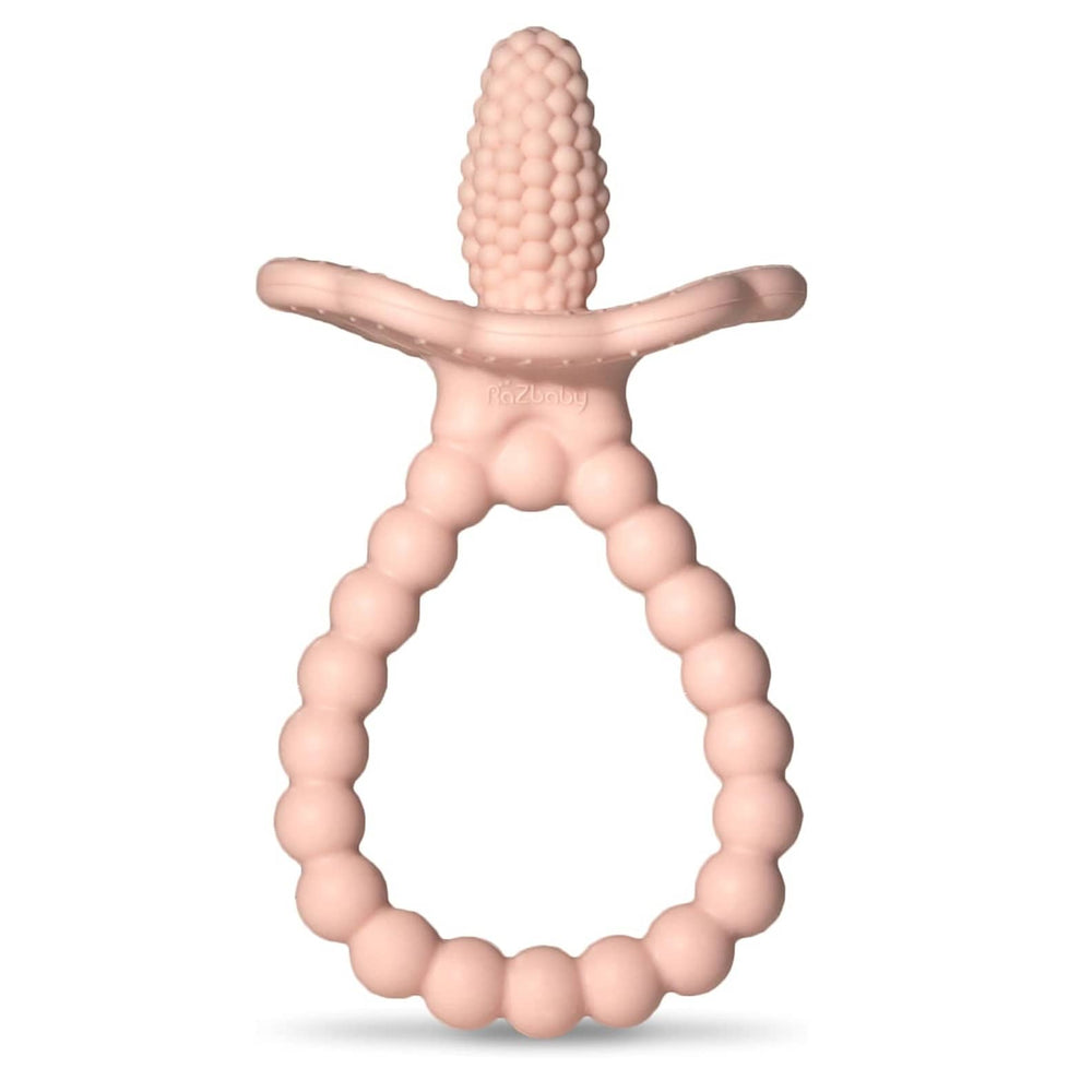 Silikon-Beißring „Saftige Himbeere Plus” – Rosa