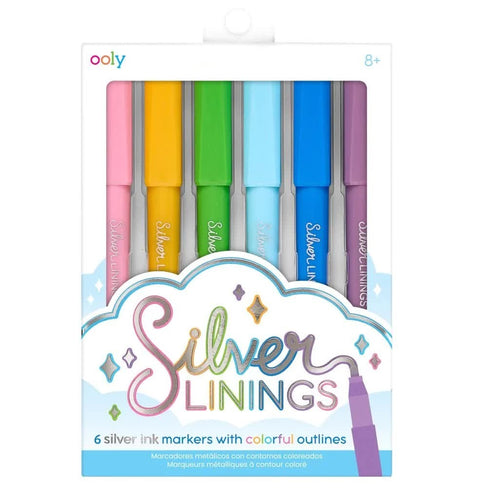 Metallische Filzstifte mit Kontur – Silver Linings