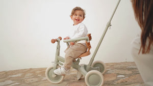 4-in-1-Dreirad mit Griff – Sunny Flower