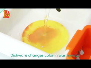Spülbecken mit funktionierendem Wasserhahn und Zubehör – Splash-n-Scrub Sink
