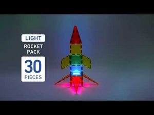 Magnetbausteine – Light Rocket Pack, 30 Teile