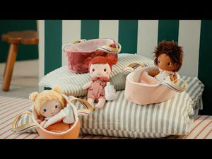 Video: Babypuppen von Lilliputiens im Tragekörbchen