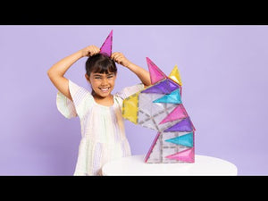 Magnetklötze – Glitter Unicorn Pack 56 Teile