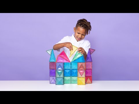 Magnetklötze – Glitter Castle Pack 48 Teile