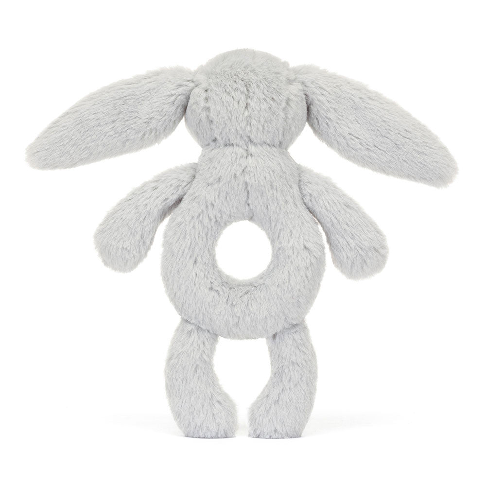 Rassel Hase Baby - Silber 18 cm - tablude.com