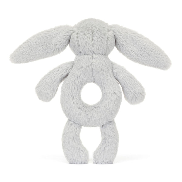 Rassel Hase Baby - Silber 18 cm - tablude.com