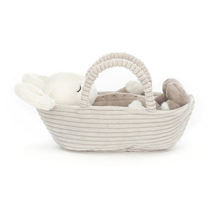 Plüschmaus im Korb – Rock-a-Bye 19 cm - tablude.com