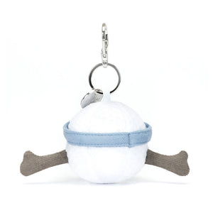 Schlüsselanhänger – fröhlicher Golfball 12 cm - tablude.com