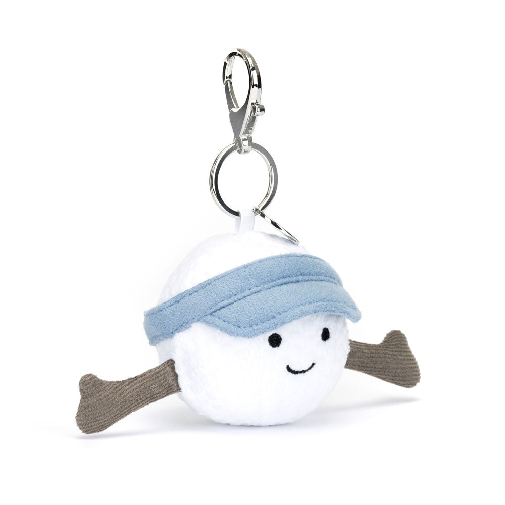 Schlüsselanhänger – fröhlicher Golfball 12 cm - tablude.com