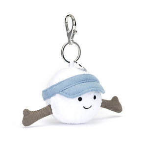 Schlüsselanhänger – fröhlicher Golfball 12 cm - tablude.com