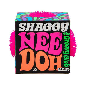 Bunte sensorische Knete für Kinder in einer Shaggy Nee Doh Verpackung von Schylling