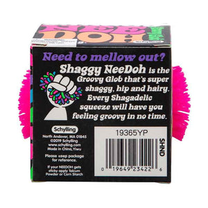 Schylling Shaggy NeeDoh sensorische Knete für Kinder in bunter Verpackung für stressfreies Spielen